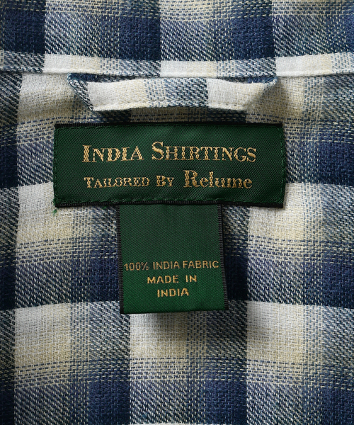 JOURNAL STANDARD relume シャツ INDIA / チェック オープン