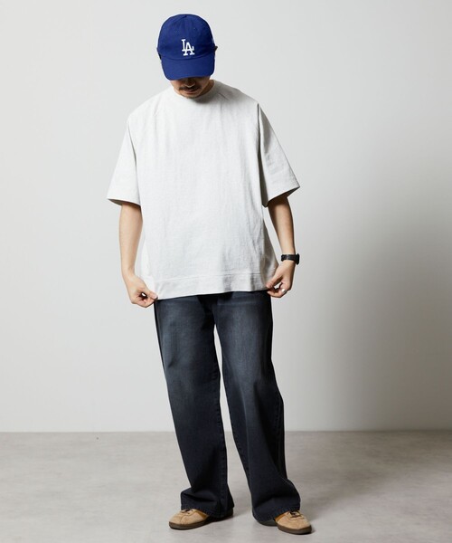 「FREAK'S STORE」 半袖Tシャツ SMALL グレイッシュベージュ メンズ
