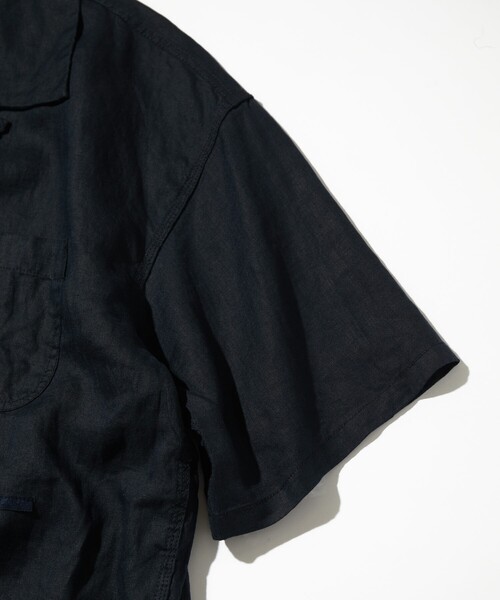 トップス CAHLUMN Belgium Linen Open Collar Shirt CAHLUMN/Belgium Linen Open Collar Shirt 1.1｜Daytona Park