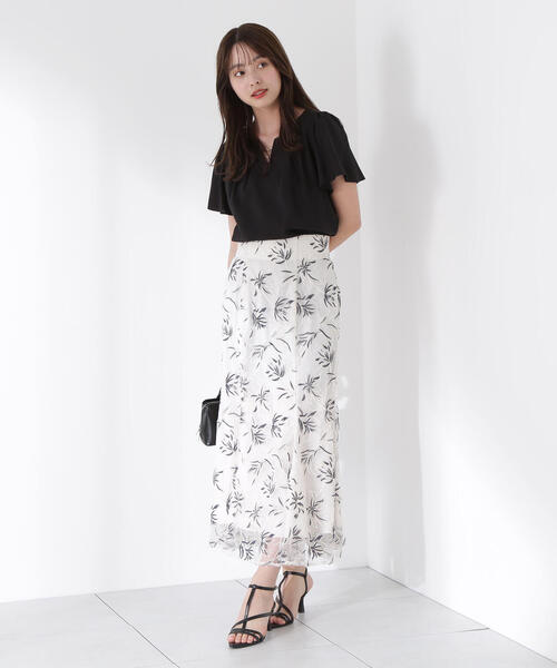 PROPORTION BODY DRESSING ブラウス シャツ タックパールバー
