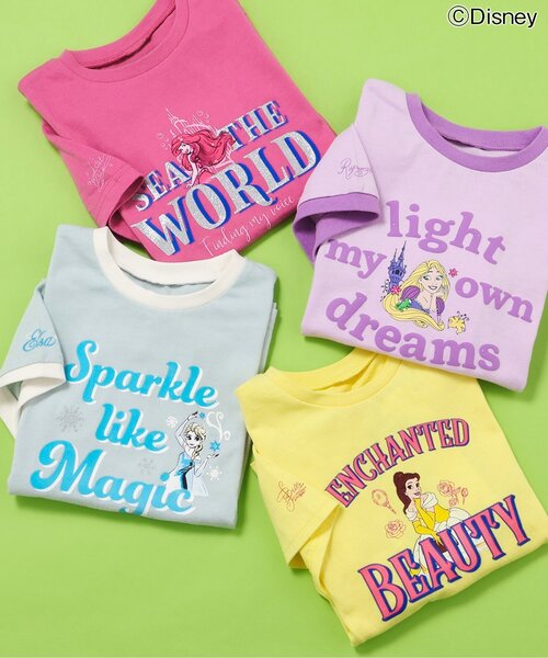 Disney（ディズニー） tシャツ ディズニープリンセス・FROZEN/ロゴT