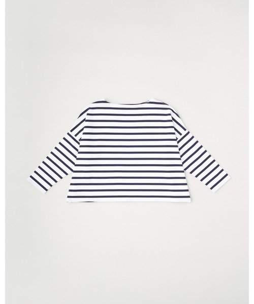 「Traditional Weatherwear」 長袖カットソー S ホワイト×ネイビー レディース