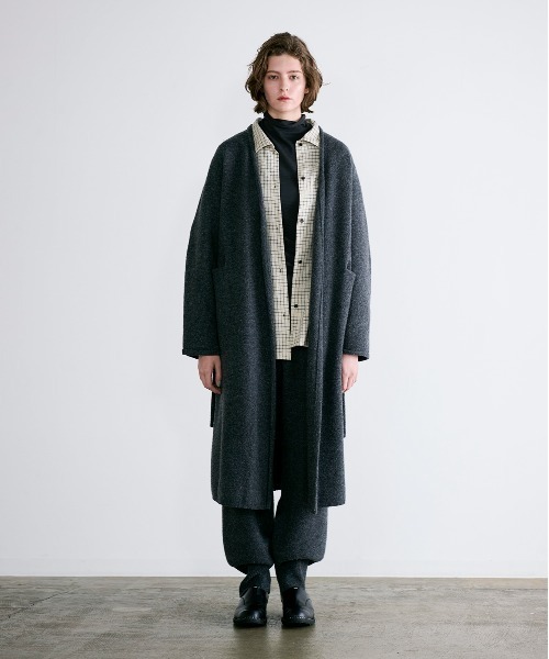 WALANCE（ワランス） カーディガン boiled wool long cardigan 