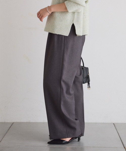 新品＊未使用　COLLAGE GALLARDAGALANTE パンツ COLLAGE GALLARDAGALANTE スラックス パンツ ウールライクタック