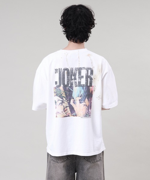 tシャツ 「ADAMPATEK/アダムパテック」「THE JOKER」 comic T/ジョーカーコラボコミックプリントT レディース メンズ ADAM PATEK tシャツ 「ADAMPATEK/アダムパテック」THE JOKER
