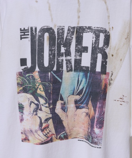 tシャツ 「ADAMPATEK/アダムパテック」「THE JOKER」 comic T/ジョーカーコラボコミックプリントT レディース メンズ ADAM PATEK tシャツ 「ADAMPATEK/アダムパテック」THE JOKER