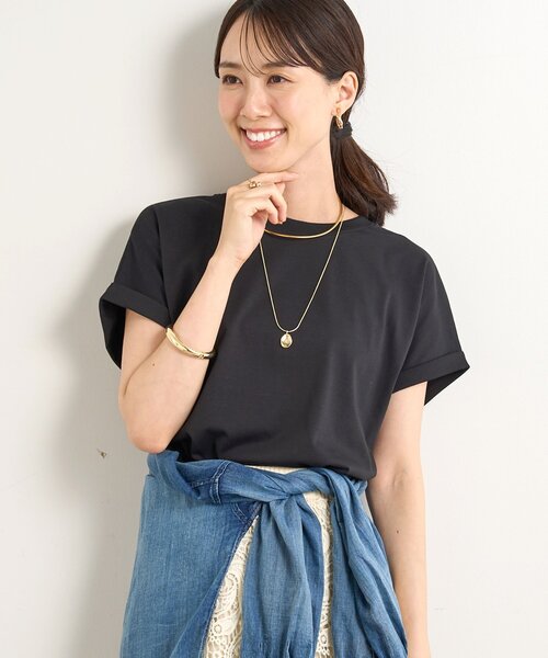 tシャツ 「UVカット・速乾・夏に快適」冷感プレーティング天竺カットソー レディース
