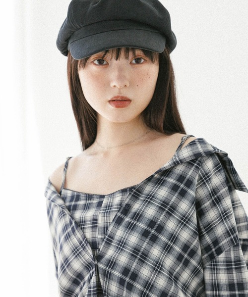 ブラウス シャツ ドッキングバルーンシャツ　582407 レディース | Heather | 20