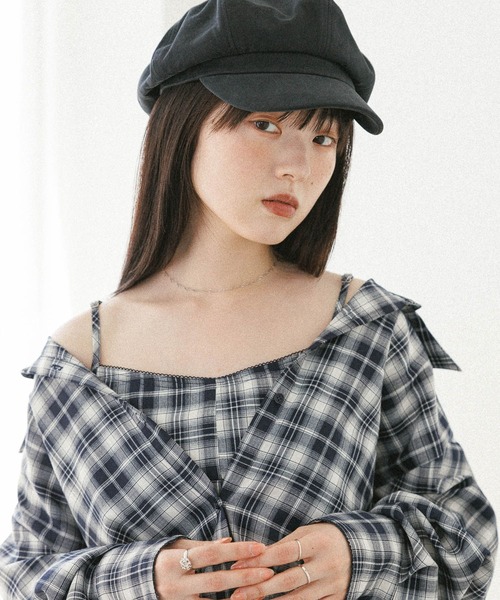ブラウス シャツ ドッキングバルーンシャツ　582407 レディース | Heather | 21