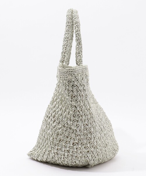 TOMORROWLAND（トゥモローランド） かごバッグ FREE シルバー