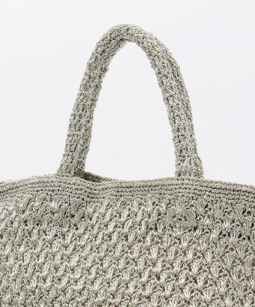 TOMORROWLAND（トゥモローランド） かごバッグ FREE シルバー