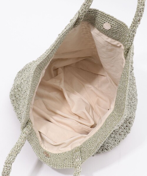 TOMORROWLAND（トゥモローランド） かごバッグ FREE シルバー