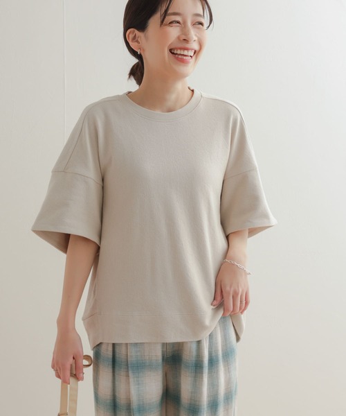 「URBAN RESEARCH DOORS」 半袖カットソー MEDIUM スミクロ レディース