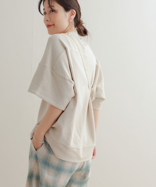 「URBAN RESEARCH DOORS」 半袖カットソー MEDIUM スミクロ レディース