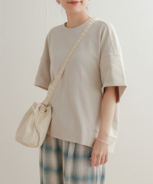 「URBAN RESEARCH DOORS」 半袖カットソー MEDIUM スミクロ レディース