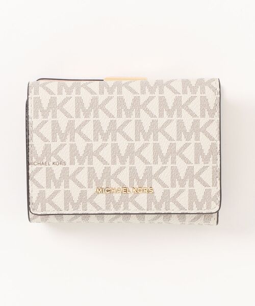 ✨美品✨MICHEAL KORS 三つ折り財布 MKロゴ 総柄 ピンク 楽天市場】マイケル コース 財布 三つ折り ソフトピンクの通販