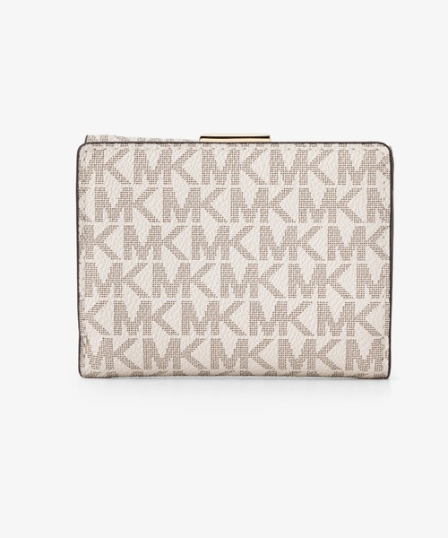 MICHAEL KORS ピンク系ベージュ 三つ折り財布 マイケルコース MICHAEL KORS 財布 （ピンク系） -ファッション