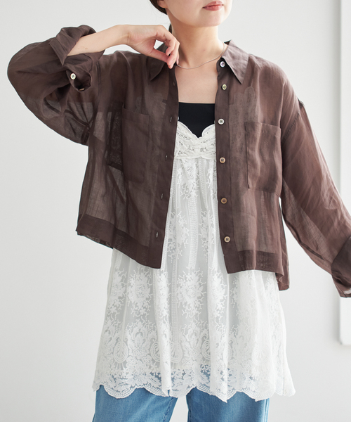 新品タグ付 イエナ❤︎アンティークチュールバテンキャミ IENA ブラウス シャツ 「追加」アンティークチュールバテン