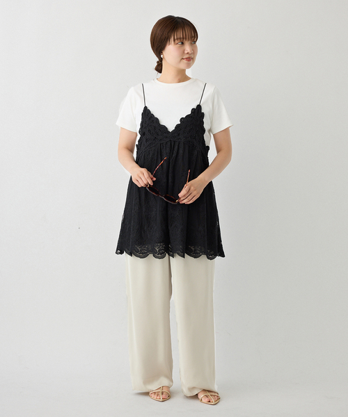 新品タグ付 イエナ❤︎アンティークチュールバテンキャミ IENA ブラウス シャツ 「追加」アンティークチュールバテン