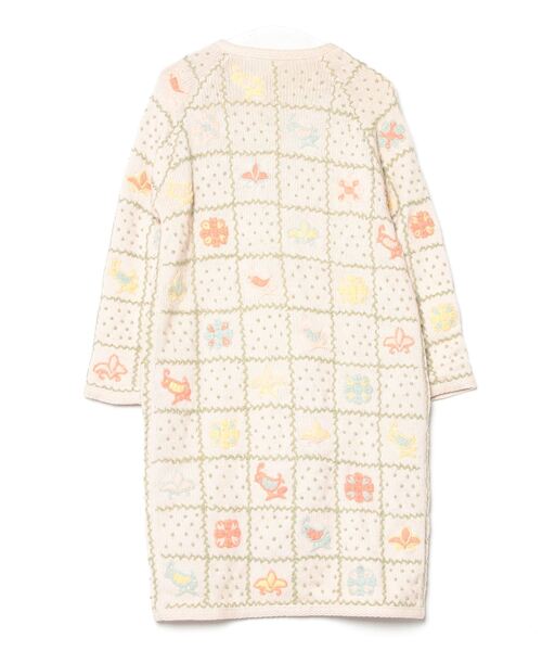 「ARCHI」 ニットコート S ベージュ レディース_画像2