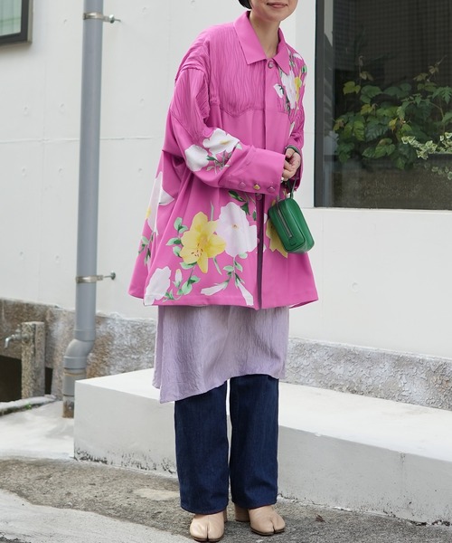 「ENOF」 デニムパンツ M インディゴブルー レディース_画像4