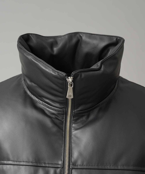 ダウンジャケット ダウン 「UNISEX」Sheep Leather Down Jacket/シープレザーダウンジャケット「MAISON SPECIAの画像