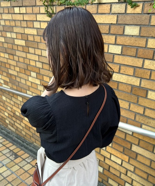 「hinari」 半袖ブラウス FREE ブラック レディース_画像7