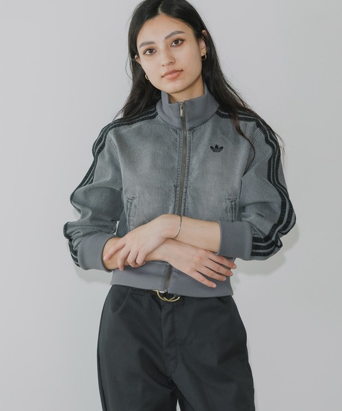 ゆちまる⭐︎adidas original デニム　トラックトップジャケット adidas デニムジャケット gジャン adidas/アディダス DENIM