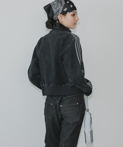 希少✫adidas アディダス<3lll デニムジャケット Gジャン ブラック adidas デニムジャケット gジャン adidas/アディダス DENIM
