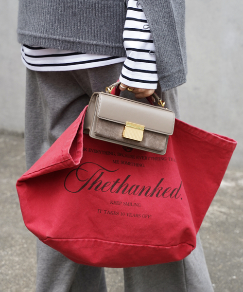 Deuxieme Classe トートバッグ Logo bag big 2 レディース : ZOZOTOWN