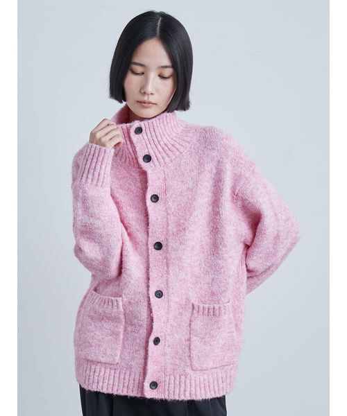 W/NYシャギーニットカーディガン LBEG MIESROHE（ミースロエ） カーディガン W/NYシャギーニットCD