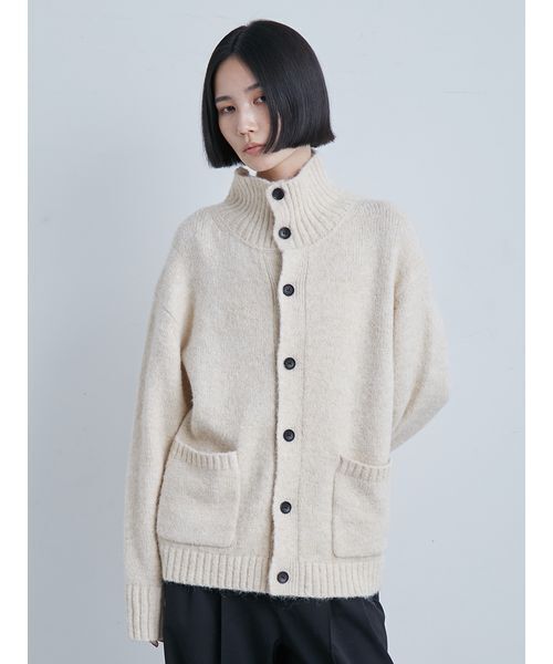 MIESROHE（ミースロエ） カーディガン W/NYシャギーニットCD