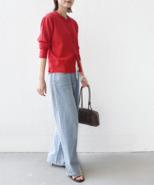 SHIPS（シップス） カーディガン 「WEB限定」「手洗い可能」レイヤード