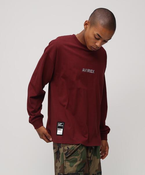 AVIREX（アヴィレックス） tシャツ 「WEB＆DEPOT限定」CORE LOGO L/S T 