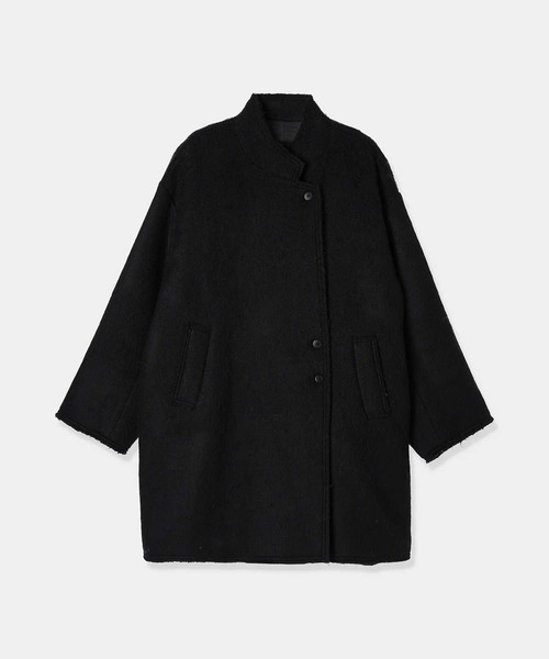 《週末限定価格》louren shaggy double coat louren shaggy double coat コート/チャコールグレー - メルカリ