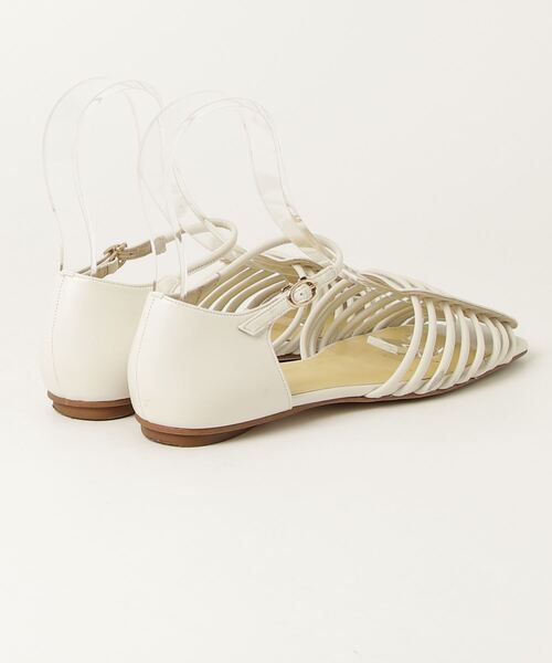 「ODETTE E ODILE」 フラットサンダル 24cm ベージュ レディース_画像2