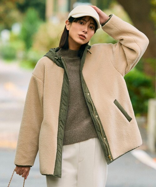 ANY（エニィ） コート アウター ボアコート レディース : ZOZOTOWN