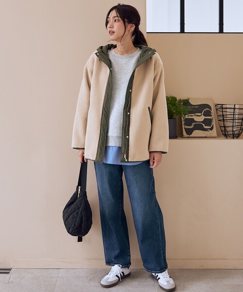 ANY（エニィ） コート アウター ボアコート レディース : ZOZOTOWN