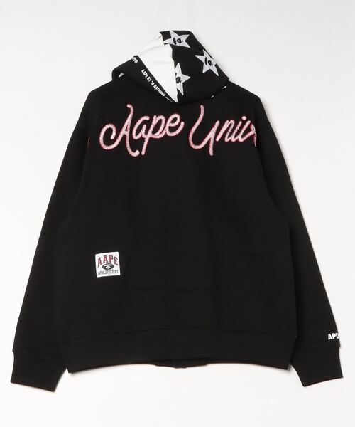 ぽ*様 AAPE NOW 黒フーディ セットアップ スウェット エイプ 値下げ相