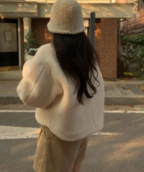 sorule ダッフルコート コート ボアショートダッフルコート レディース