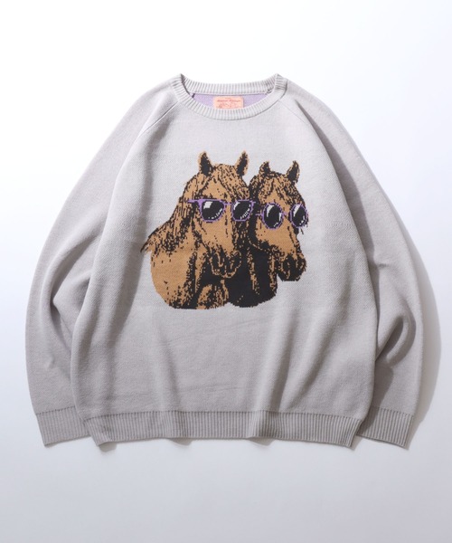 SITRY（シトリー） セーター ニット Animal Pattern Double Jacquard