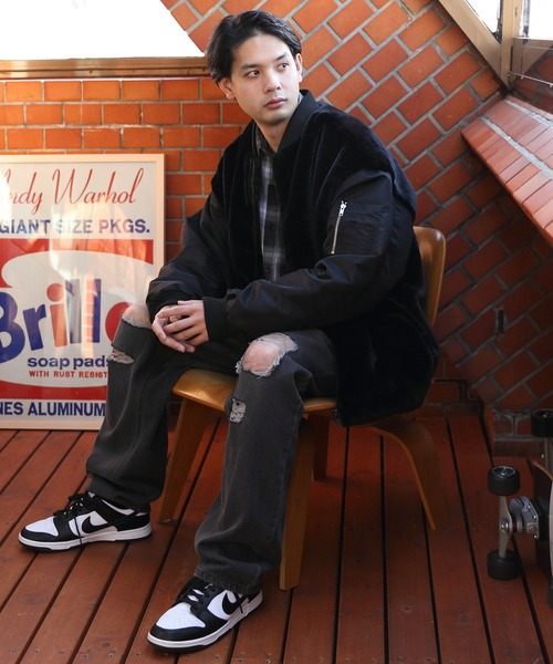 「8(eight)」 ブルゾン LARGE アイボリー メンズ_画像4