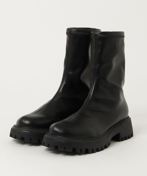 新品UNITED ARROWS ショートブーツ UNITED ARROWS（ユナイテッドアローズ） ショートブーツ 36 ブラック