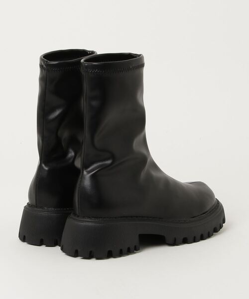 UNITED ARROWS UDBS ジョッパーブーツ ブラック UNITED ARROWS UDBS ジョッパーブーツ ブラック レザー バックジップ