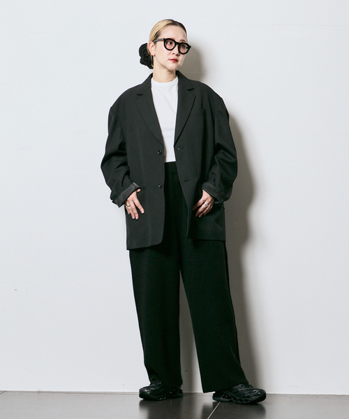 SEEALL パンツ SEEALL KNIT BUGGY PANTS SAU51/KJ687S：ニットパンツ