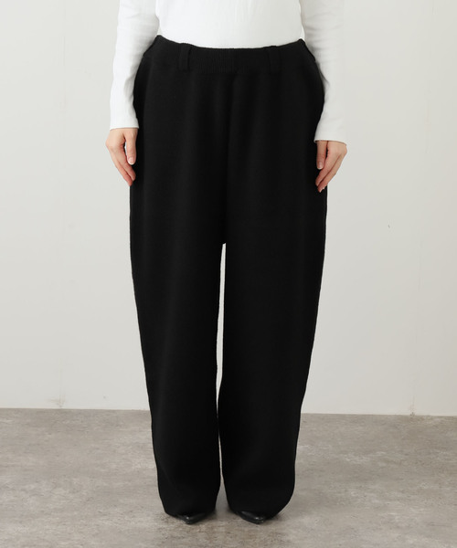 SEEALL パンツ SEEALL KNIT BUGGY PANTS SAU51/KJ687S：ニットパンツ