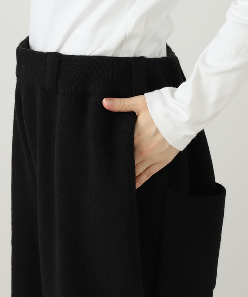 SEEALL パンツ SEEALL KNIT BUGGY PANTS SAU51/KJ687S：ニットパンツ