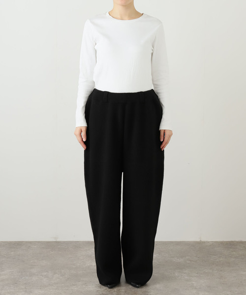 SEEALL パンツ SEEALL KNIT BUGGY PANTS SAU51/KJ687S：ニットパンツ
