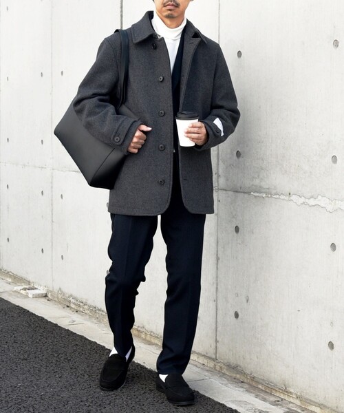 SHIPS any 「SHIPS any」 ピーコート X-LARGE ネイビー メンズ