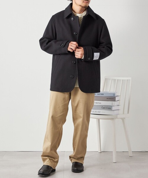 SHIPS any 「SHIPS any」 ピーコート X-LARGE ネイビー メンズ